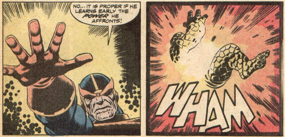 Thanos Defeats Thing