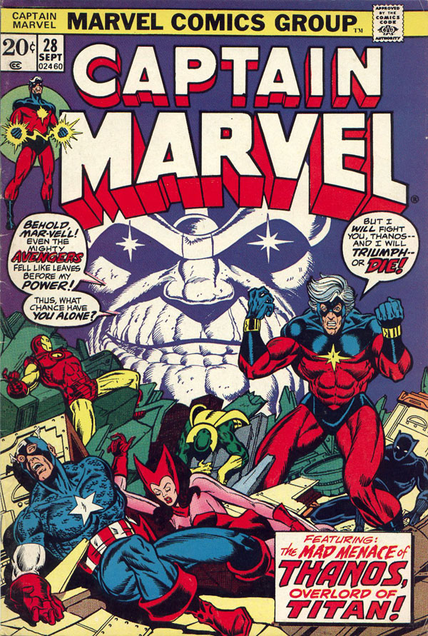 When Titans Collide : Captain Marvel v1 #28