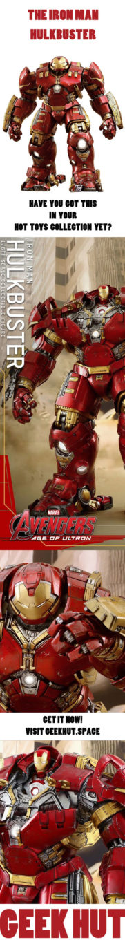 Hulkbuster figure by Hot Toys