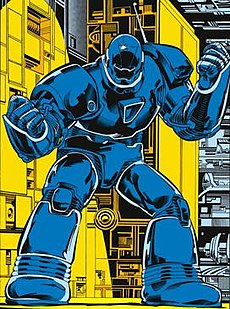 Obadiah Stane in the Iron Monger armor,
artist Mark Bright