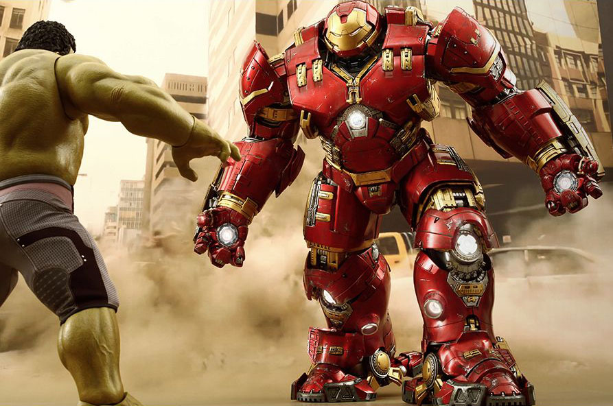 Hulk vs Hulkbuster in Age of Ultron 1/6 scale figure