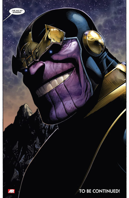 Thanos in The Infinity Crossover 