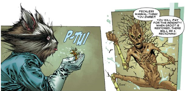 Groot and Rocket in Annihilation Conquest: Star-Lord