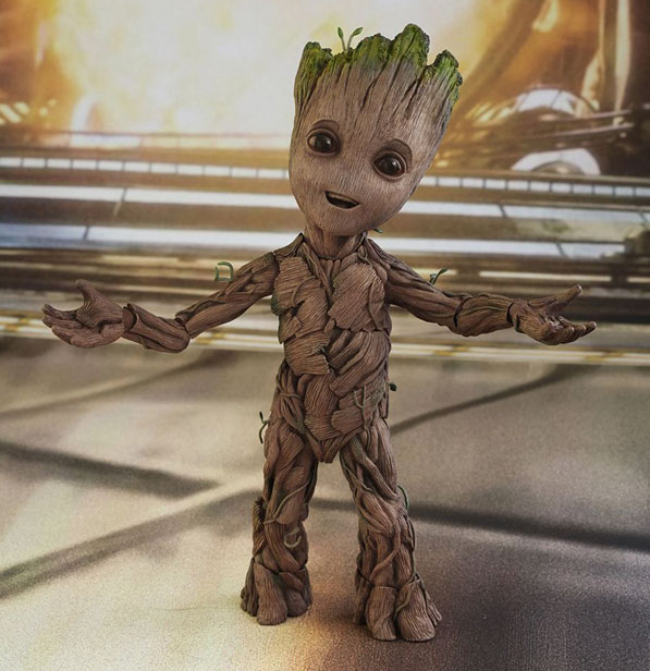 Hot Toys Baby Groot Life Size Guardians Of The Galaxy Vol ...