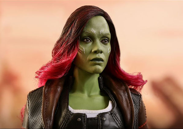 Hot Toys movie-accurate Gamora   based on the features of Zoe Saldana  in the film Guardians of the Galaxy Vol. 2.