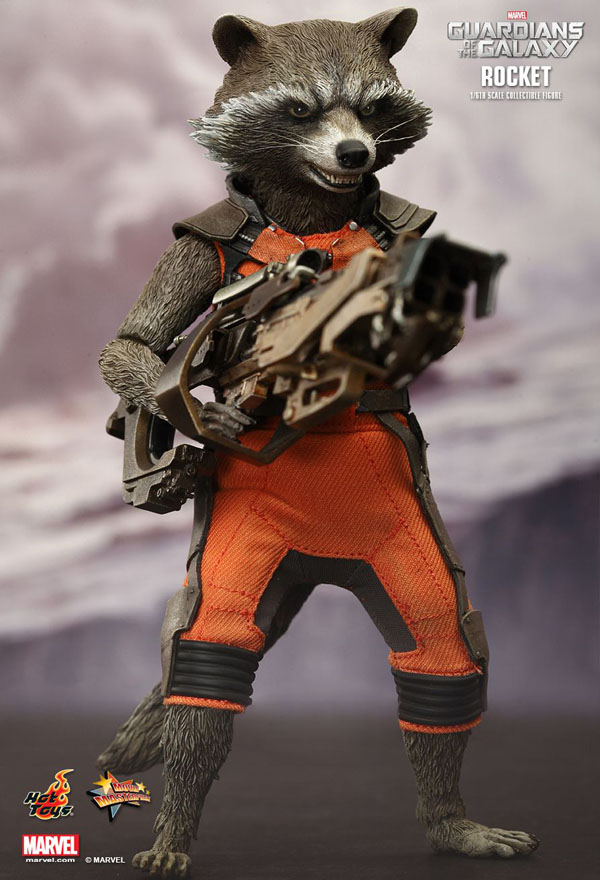 1/6 scale Hot Toys Rocket Racoon figure 