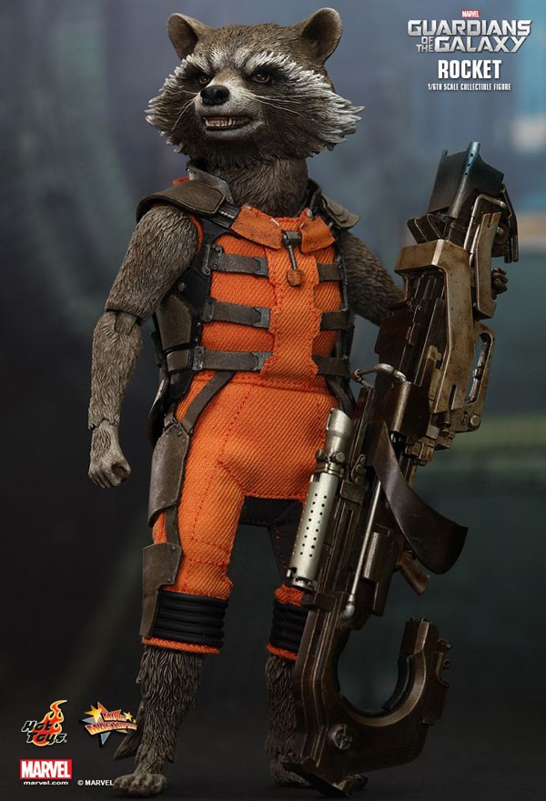 1/6 Scale Rocket Racoon Figure by Hot Toys