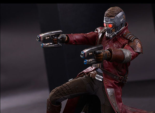 Peter Quill as Star Lord in Guardians of the Galaxy