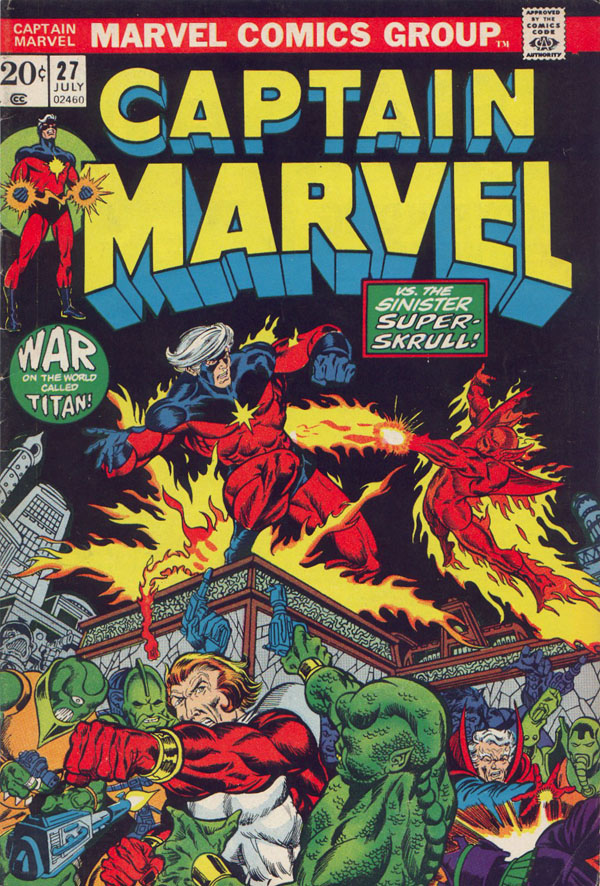 Captain Marvel v1 #27 Trapped on Titan!