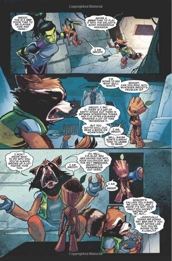 Rocket, Gamora in I Am Groot Comic Book issue 1