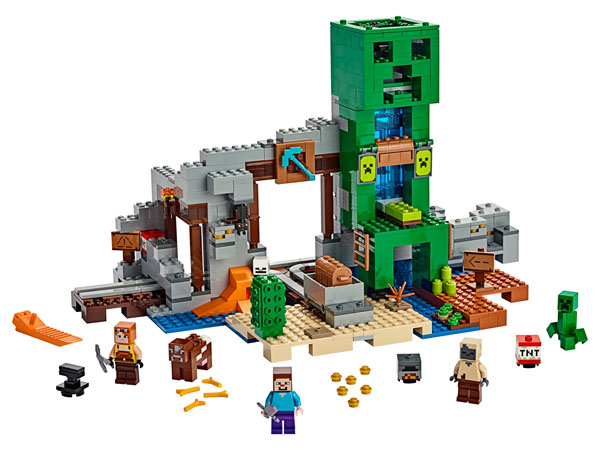 The Creeper Mine LEGO Minecraft 21155 Geek Hut