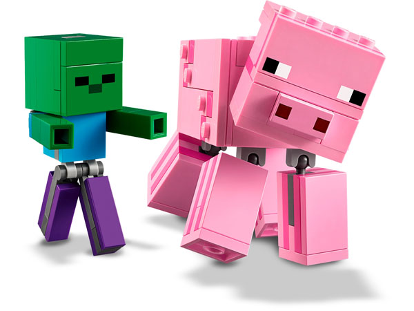 Minecraft lego online pig