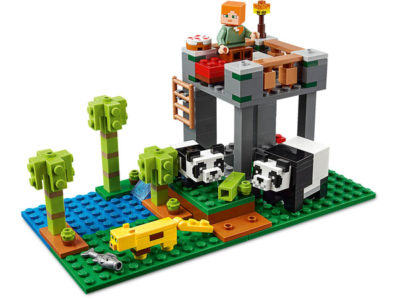 Cute LEGO Minecraft pandas  