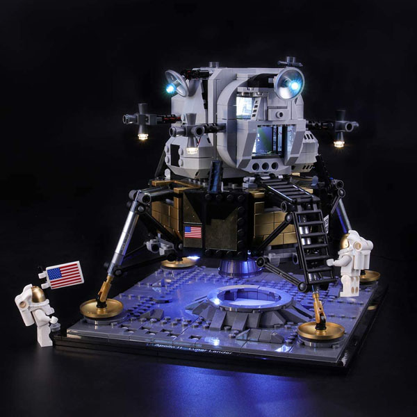 LED Lights For LEGO NASA Apollo 11 Lunar Lander 10266