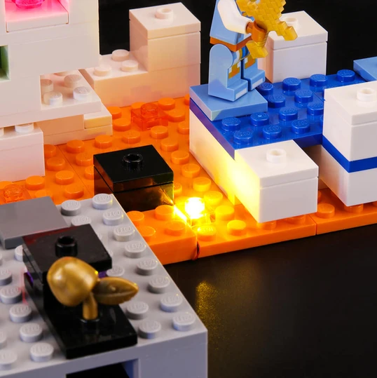 Light Kit For The Minecraft Lego Skull Arena