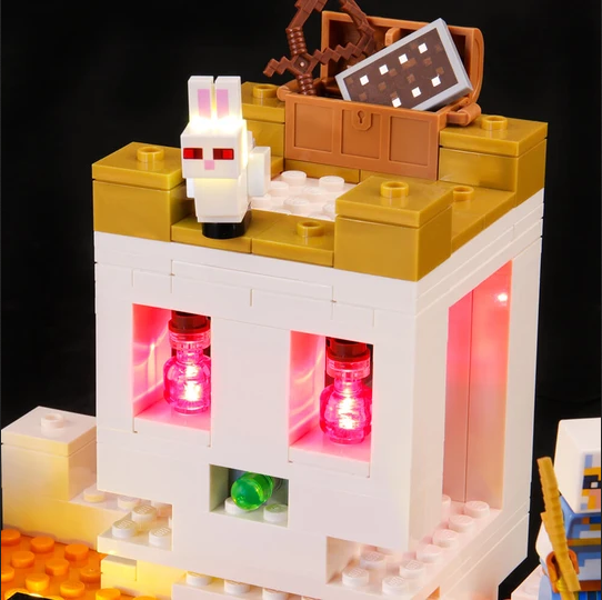 Light up your Minecraft Lego set