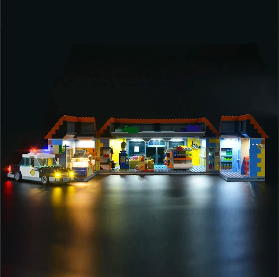 Add some light to your Lego Kwik-E-Mart 71016