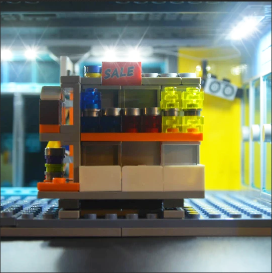 kit is designed specially for the LEGO Series Kwik-E-Mart 71016