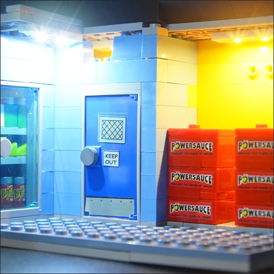 LED Lighting For the Lego 71016 Simpsons Kwik-E-Mart