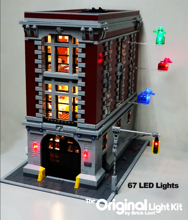 LED Lighting Kit for LEGO Ghostbusters Firehouse Headquarters 75827