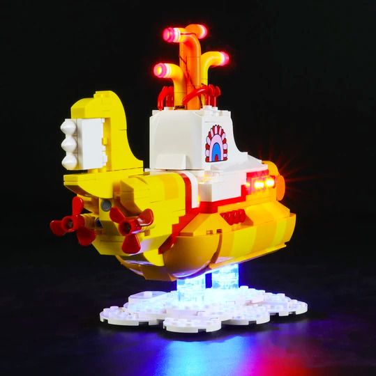 Beatles Yellow Submarine Lego LED Light kit