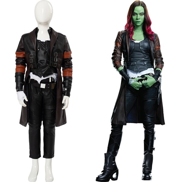 Details about   Guardians of The Galaxy 2 Gamora Full set Cosplay Costume Halloween 