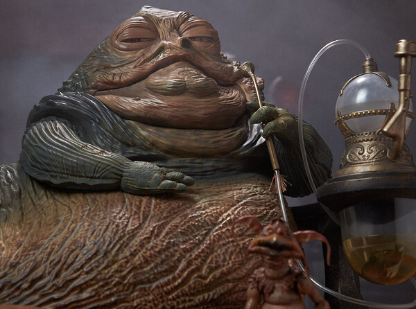 Jabba the Hutt and Throne Deluxe Sixth Scale Figure from Star Wars: Episode VI – Return of the Jedi