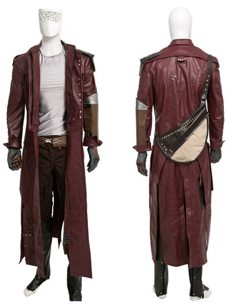 Tailored Premium Star Lord Cosplay Costume With Backpack Open