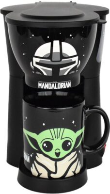The Mandalorian Inline Single Cup Coffee Maker with The Child Mug - Kitchenware by Uncanny Brands