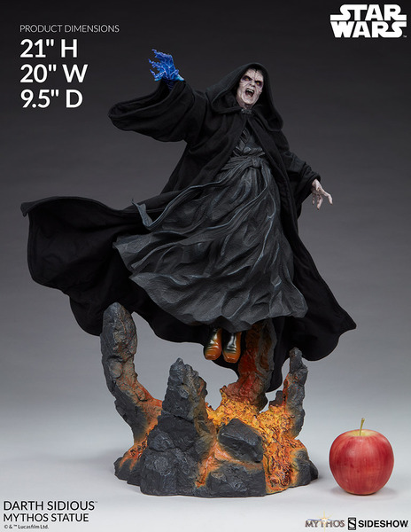 21 inch Star Wars Darth Sidious Statue