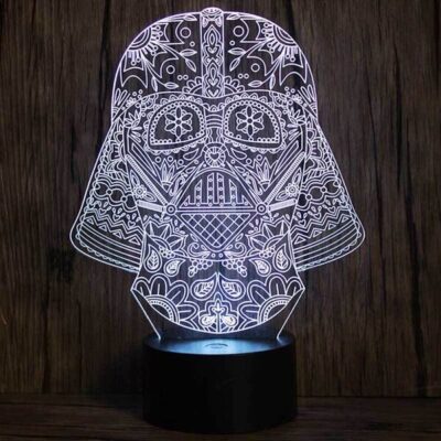 Darth Vader 3D LED Kids Bedroom Table Lamp