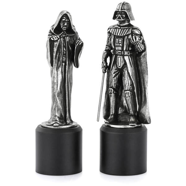Royal Selangor Star Wars Pewter Chesspieces - Darth Vader and Sidious (King/Queen)