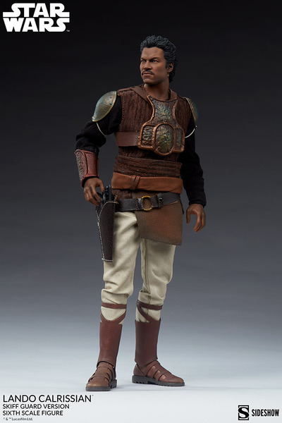 Lando Calrissian Skiff Guard Sixth Scale Figure with helmet off