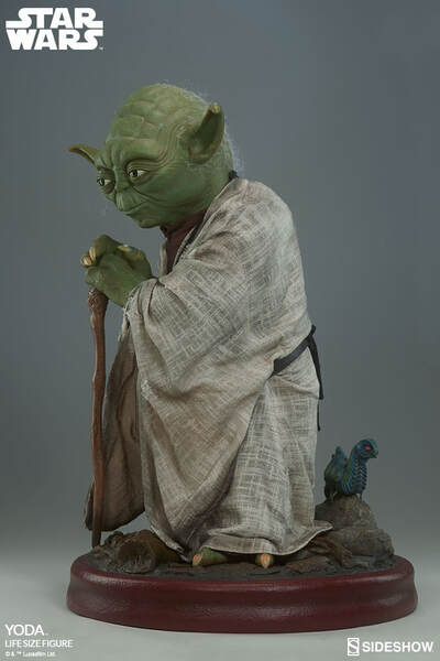 Yoda Life-Size Figure with Morp Critter