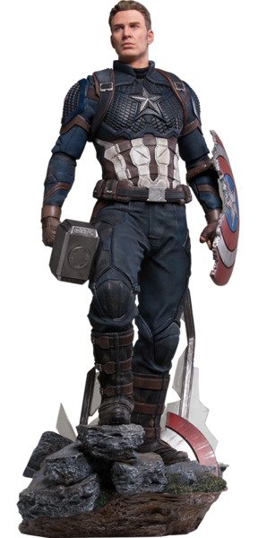 Top Geeky Collectables - Captain America Avengers: Endgame 1:4 Scale Statue by Iron Studios - Marvel MCU