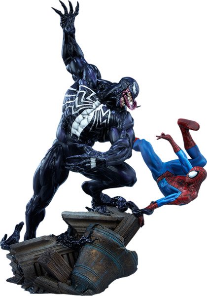 Spider-Man vs Venom Maquette Sideshow Collectibles
