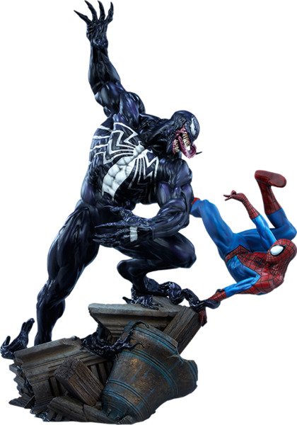 Spider-Man vs Venom Maquette