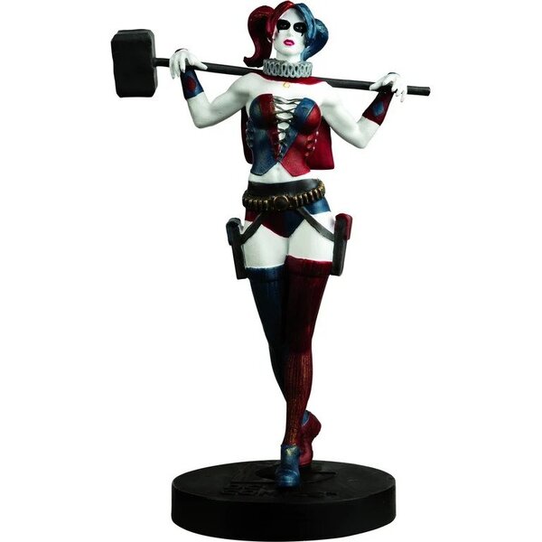 The Joker & Harley Quinn Box Set - Eaglemoss Masterpiece Collection - 13 CM Harley Quinn Metallic Resin Figure