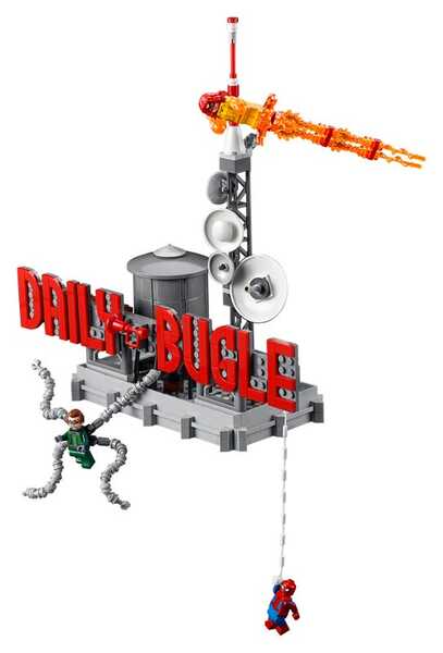 Marvel Lego Spiderman Daily Bugle - Close up 1
