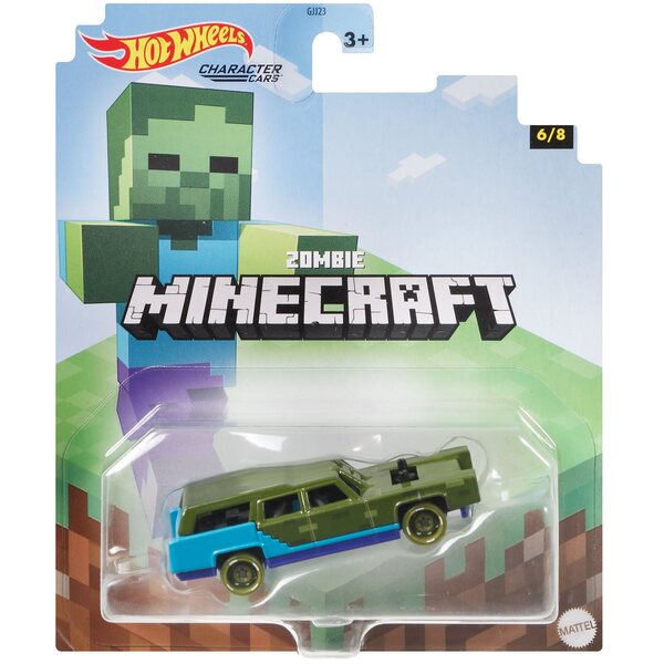 Minecraft Zombie Hot Wheels Character Cars