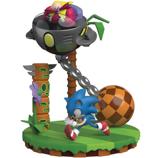 Sonic the Hedgehog vs Doctor Robotnik - 30th Anniversary Statue