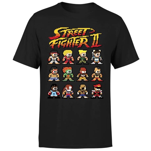 Street Fighter 2 Pixel Characters Men's T-Shirt