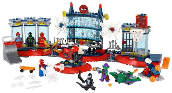 Attack on the Spider Lair - Marvel LEGO Set