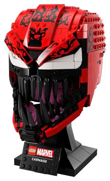 Carnage Marvel Lego Head 76199