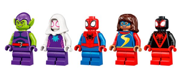 Spider-Man Webquarters Lego minifigures