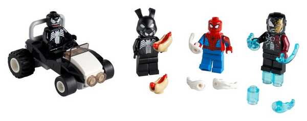 Spider-Man versus Venom and Iron Venom 40454