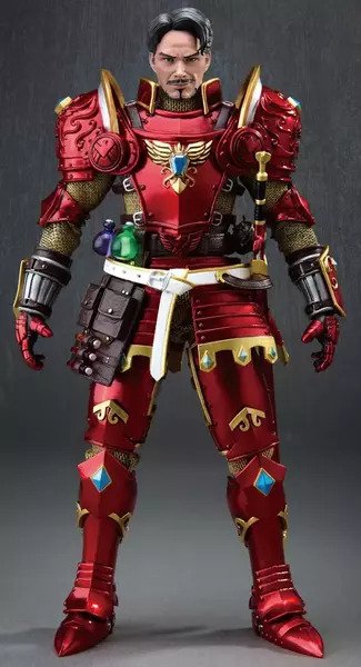 Beast Kingdom Tony Stark Head Sculpt Medieval Knight Iron Man Action Figure