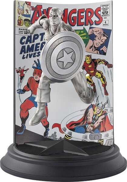Royal Selangor Pewter Captain America Figure The Avengers #4