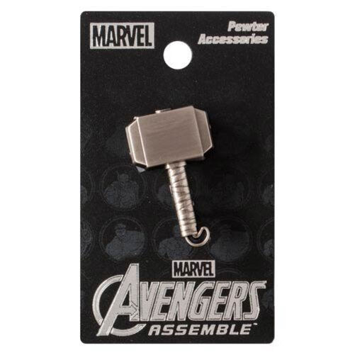 Marvel Thor Mjolnir Hammer Pewter Lapel Pin