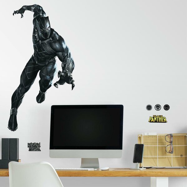 Black Panther Peel and Stick Giant Wall Decals